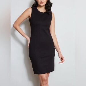 Tahari Sleeveless Black Dress With Beautiful Satin lining